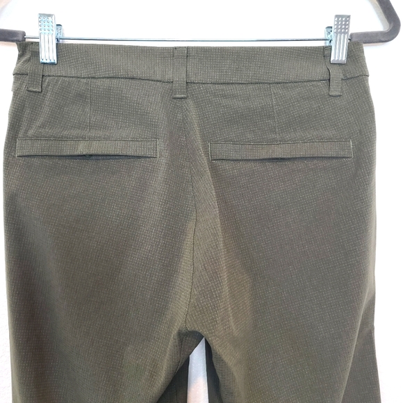 LULULEMON Men's Commission Slim Pants Olive Green Size 28 - Picture 7 of 8